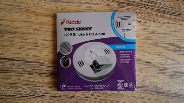 KIDDE Pro Series Direct Wire120V Smoke & CO Voice Alarm with Battery Backup